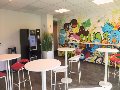 salle de pause de rennes locaux a2com formation