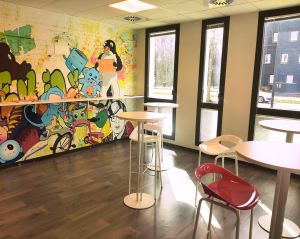 salle de pause de rennes locaux a2com formation