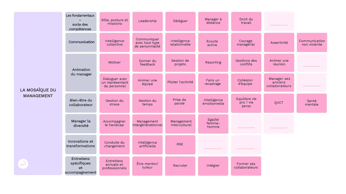 les competences manageriales a acquerir grace au parcours manager by a2com formation